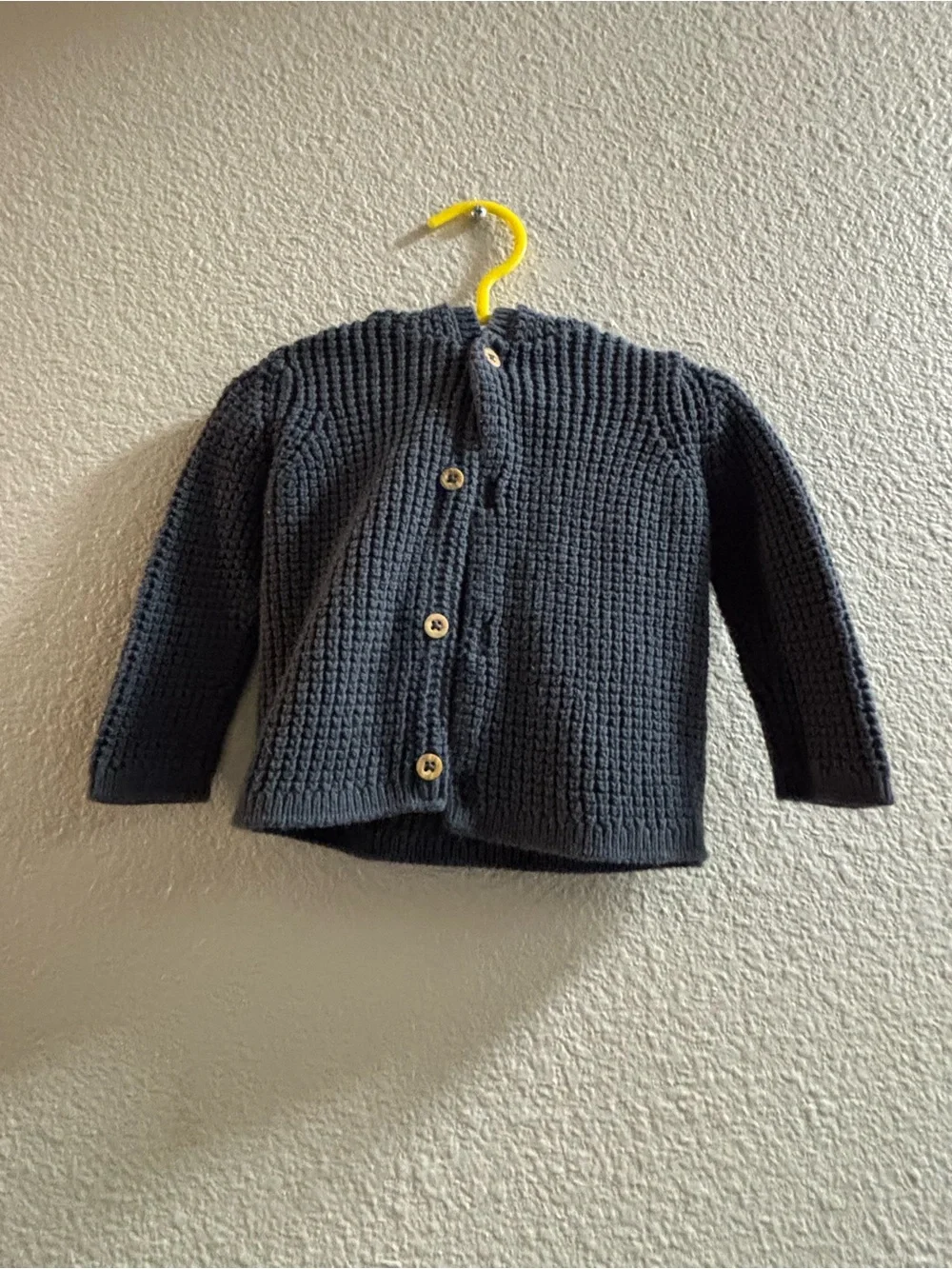 Carter's Dark Gray Knit Button-Front Cardigan